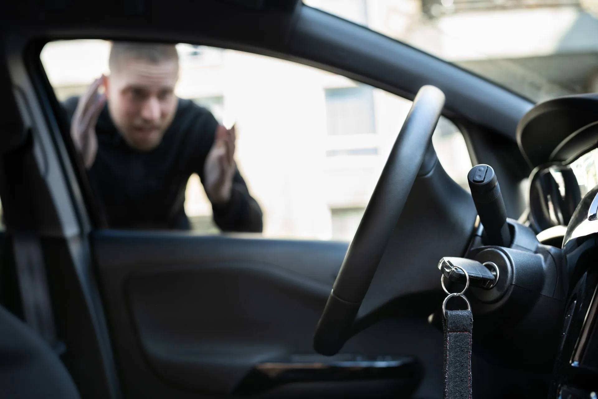 Locked keys in car